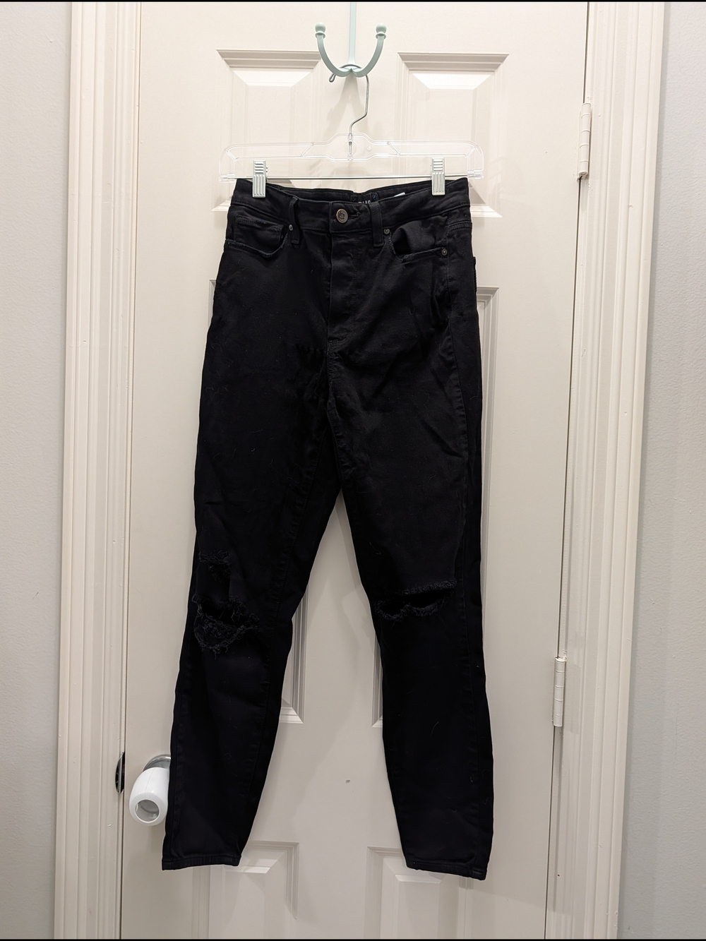 PAIGE Margot Black High-Rise Skinny Jeans